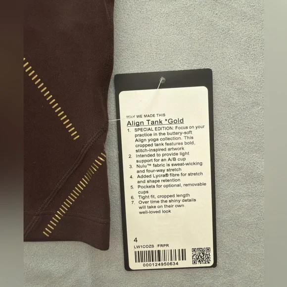 Align Tank - Size 4 - Picture 2 of 4